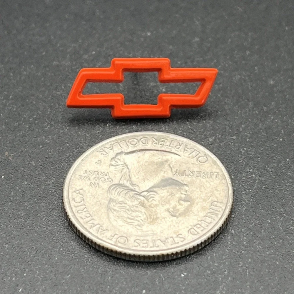 Chevrolet Chevy Car‎ Emblem Logo Red Lapel Hat Pin